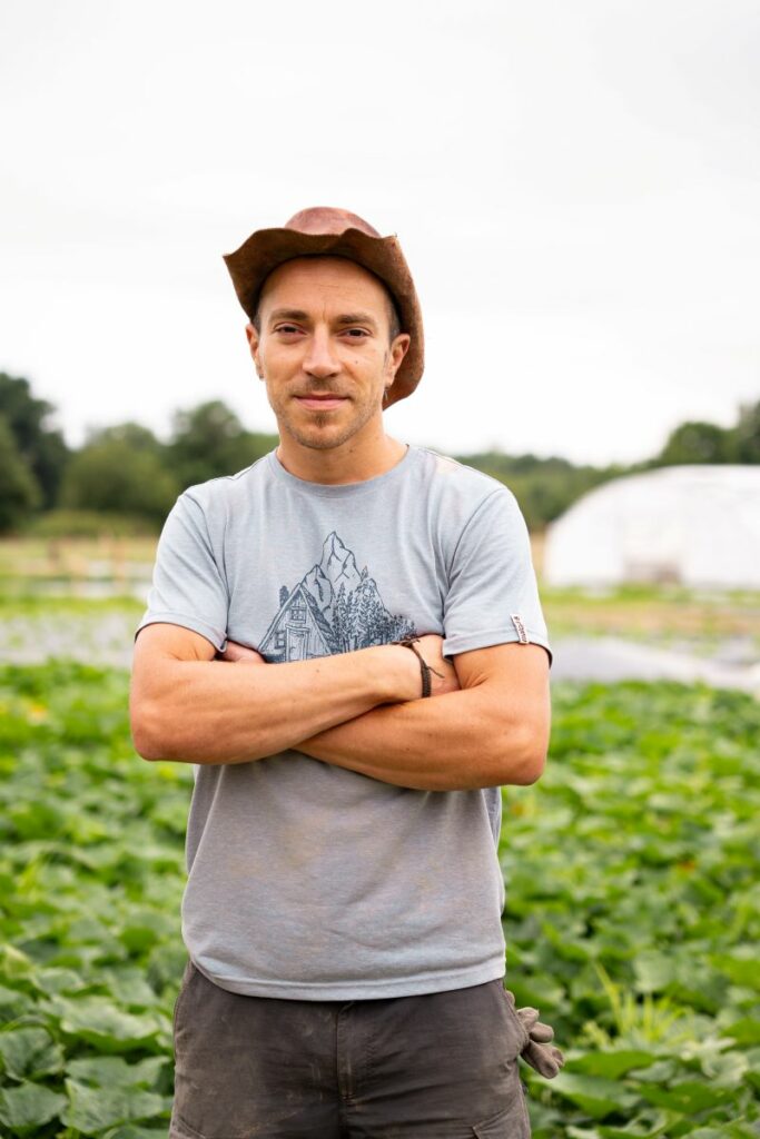 Maixent, technicien maraîcher chez Cultive, alumni de la promotion 2025